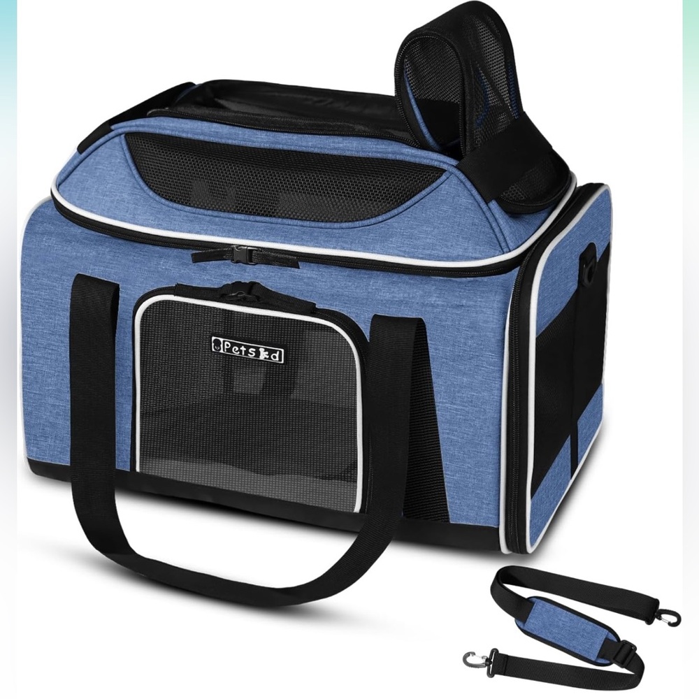 PETSKD Top-Expandable Pet Carrier